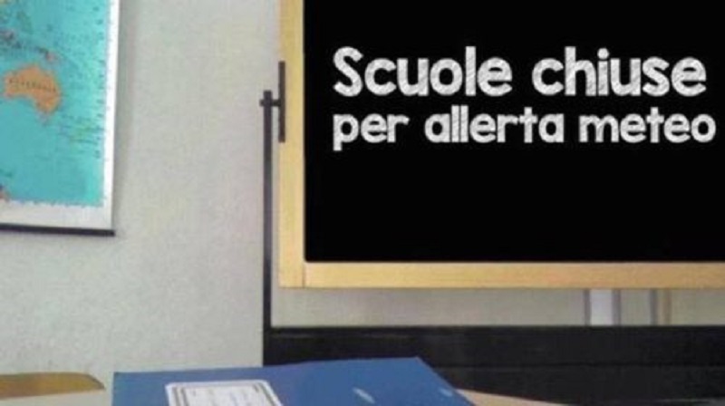 scuola chiusa allertameteo